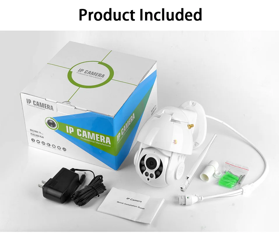 WANSCAM 1080P FHD Беспроводная PTZ wi-fi ip-камера 4X зум Обнаружение ...