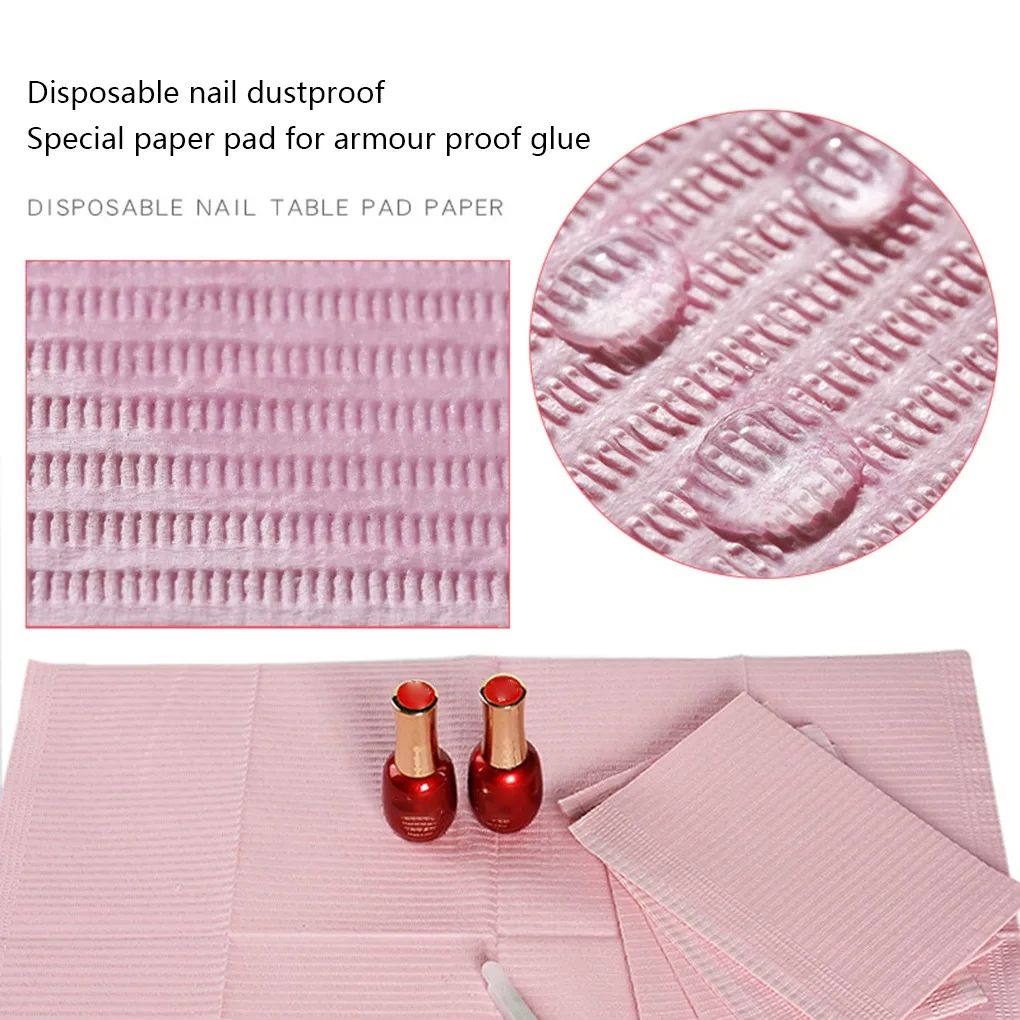 125 шт./компл. Водонепроницаемый Nail Art настольный коврик для мышки одноразовые Красота уход за лицом для маникюра
