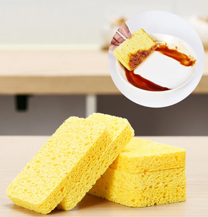 Kitchen Cleaning Sponge Scrubber Sponges  Household Sponge Scouring Pad -  6/3/1pcs - Aliexpress