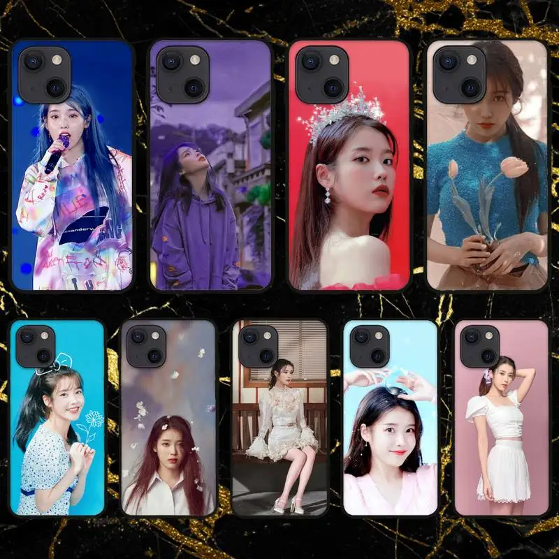 Корейский чехол для телефона Kpop iu iPhone 11 12 Mini 13 Pro XS Max X 8 7 6s Plus 5 SE XR | Мобильные