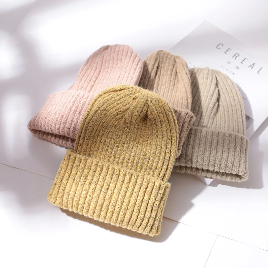 Knitted Beanie Hat Skullies For Women Winter