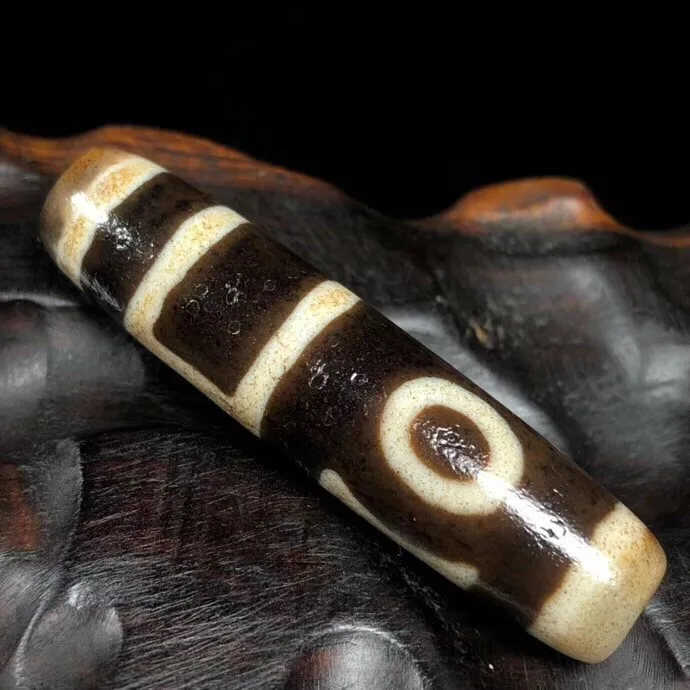 10101632 Tibet Pure Heaven and earth DZI Oxide layer Old Agate Beads 12* 50mm Beads Men&women Amulet Jewelry DIY Free Shipping