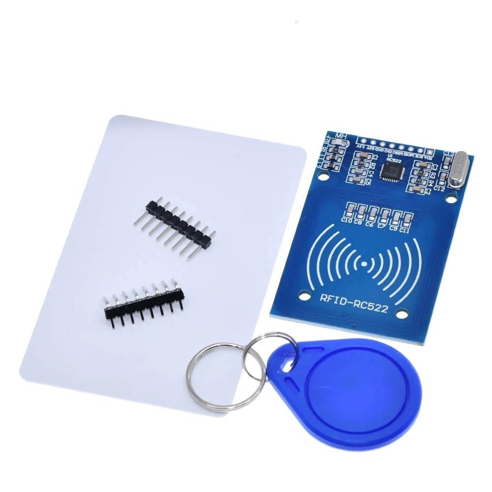 MFRC-522 RC-522 RC522 антенна RFID IC беспроводной модуль для Arduino IC ключ SPI писатель считыватель IC карты Бесконтактный модуль - Цвет: 1 set