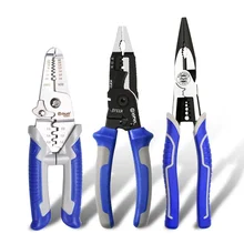 Pince à sertir multi outils, dénudeur de fil, coupe câble, pince à sertir, pince à nez aiguille, pince à nez Long, outils à main