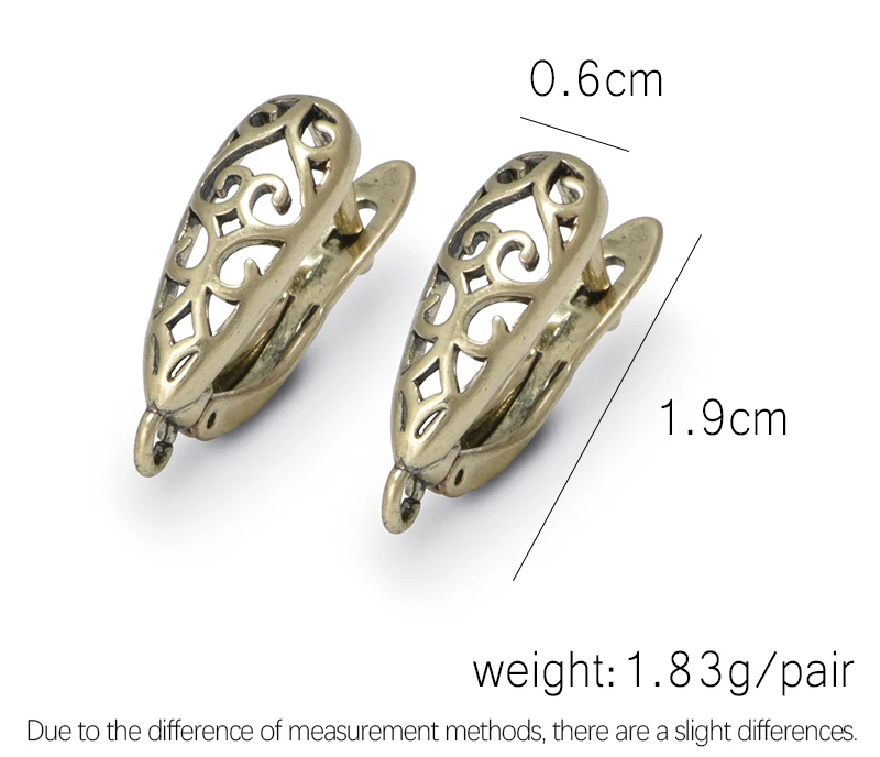 Bronze Musiknote Ohrringe Erkenntnisse für DIY Schmuck Ohrring Haken Zubehör für Schmuck handgemachte Herstellung Zubehör – Detail 3