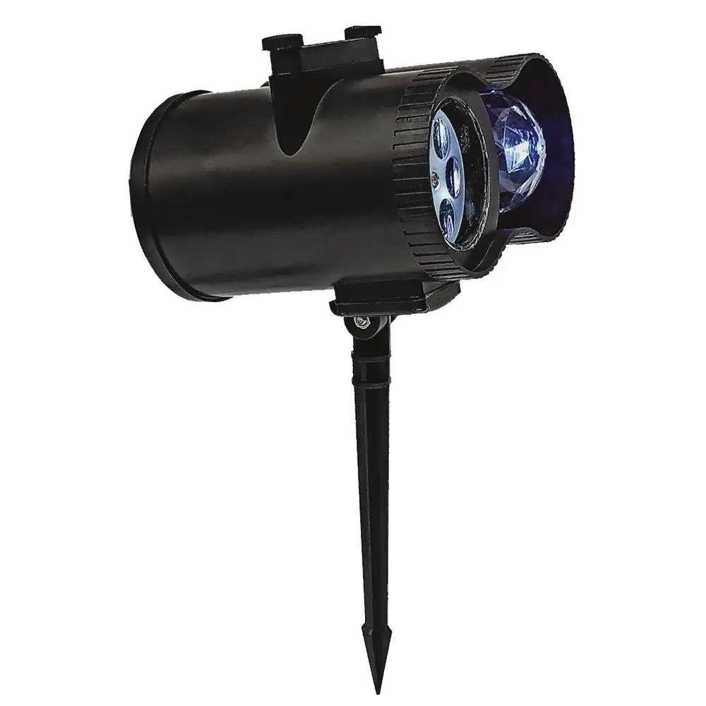 Projector Lights Landscape Lamp Animated Projection Lamp Beautiful Portable Double Cylinder 15W Black Christmas Moving