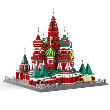 

Wange 6213 RussiaMANI MoscowRO VasilyMI CathedralANIC World Architecture Collector's Edition Small Block Toys For Children