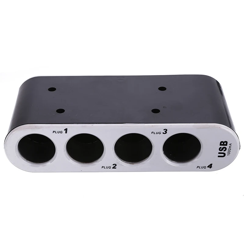 Universal 4 Socket Adapter Splitter 3.1A USB Charger Car DC 12V Cigarette Lighter Socket Splitter+ 4 USB Port Car Adapter