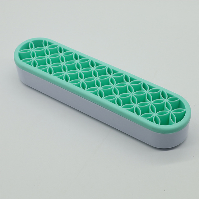 Makeup Brush Holder Nail Pen Holder Display Stand Rack Brush Storage Case Silicone Organizer Drying Shelf For Makeup Brush