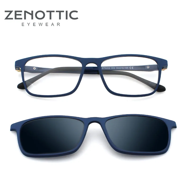 Солнцезащитные очки ZENOTTIC Мужские поляризационные гибкие с магнитным креплением