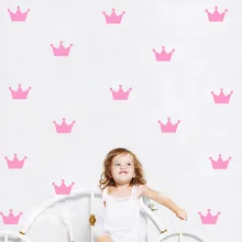 2746 импортные товары детская комната фон декоративные наклейки Принцесса Корона творческие составные наклейки на стену DIY Environm