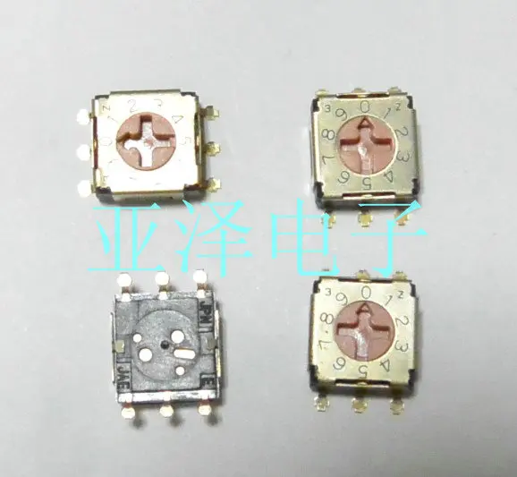

5PCS/LOT ECE rotary dial switch 10 /0-9 rotary encoding switch ERD610RM switch
