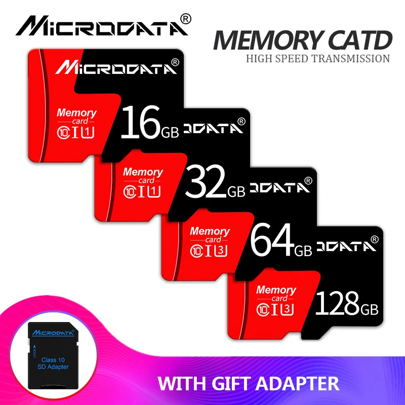 Микро sd карта 256 ГБ 128 Гб 64 U3 UHS 3 & 32 Class10 1 флэш карт памяти Microsd TF Mini s прошел