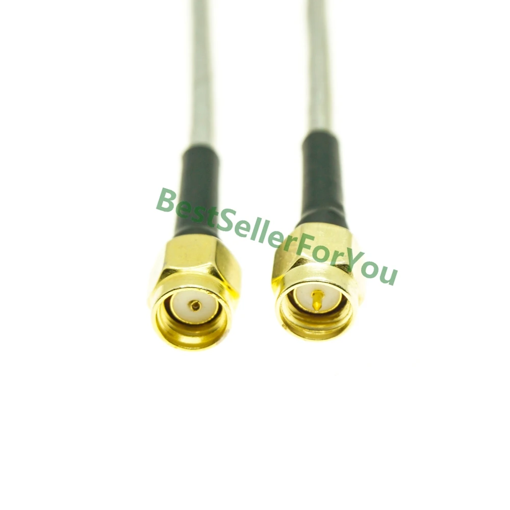 Новый Полужесткий Коаксиальный Кабельный штекер RP SMA RPSMA в Male.141 RG402|Соединители| |