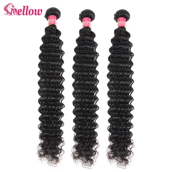 

Deep Wave Human Hair Long Lenth 38 40 inches Loose Deep Human Hair 1/3 Bundle Mixed Length Human Hair Weave Bundles