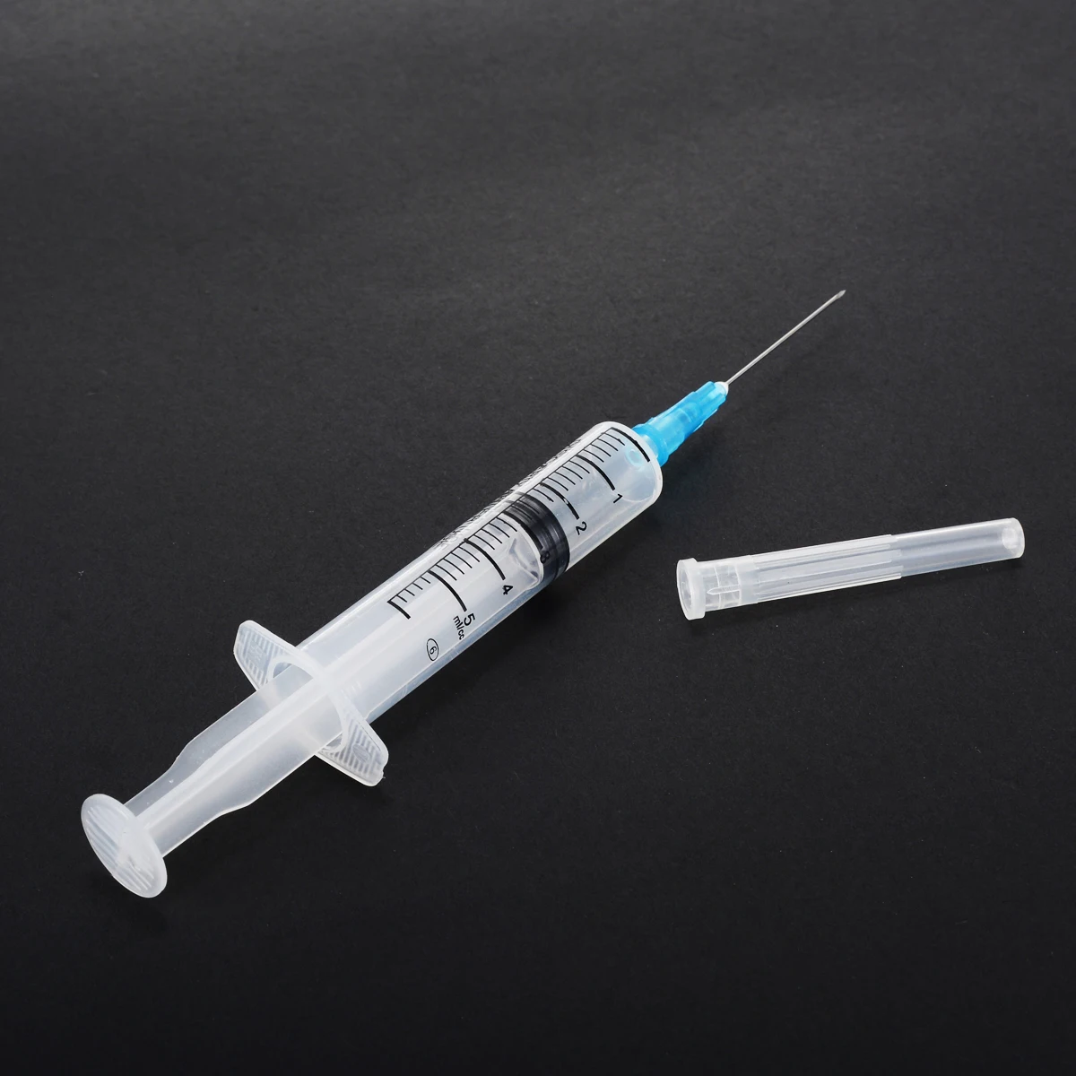 10pcs 5ml Syringe Sharp Tip Syringe 5ml Plastic Sterile SyringeWith Sharp End Tip Needle And Storage Cap Mayitr
