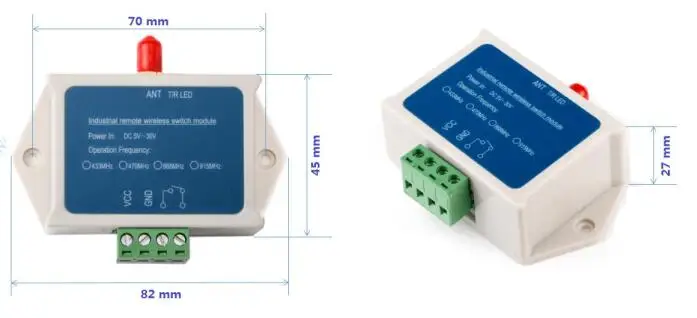 Mechanical dimensions SK200PRO-RX