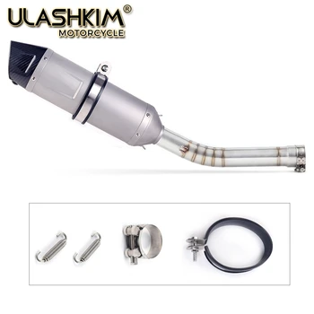 

Motorcycle full System exhaust Muffler middle Contact pipe For Yamaha YZF R6 1998 1999 2000-2004 2005 or 2006 2007 2008-2014