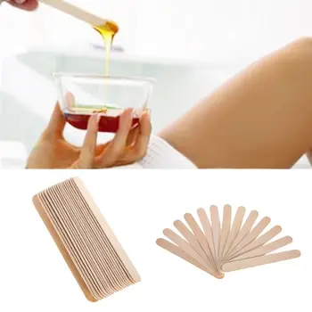 

20pcs/50pcs Disposable Tongue Depressor Wooden Hair Removal Tattoo Waxing Stick Tongue for Beauty Health Kit Skin Tools