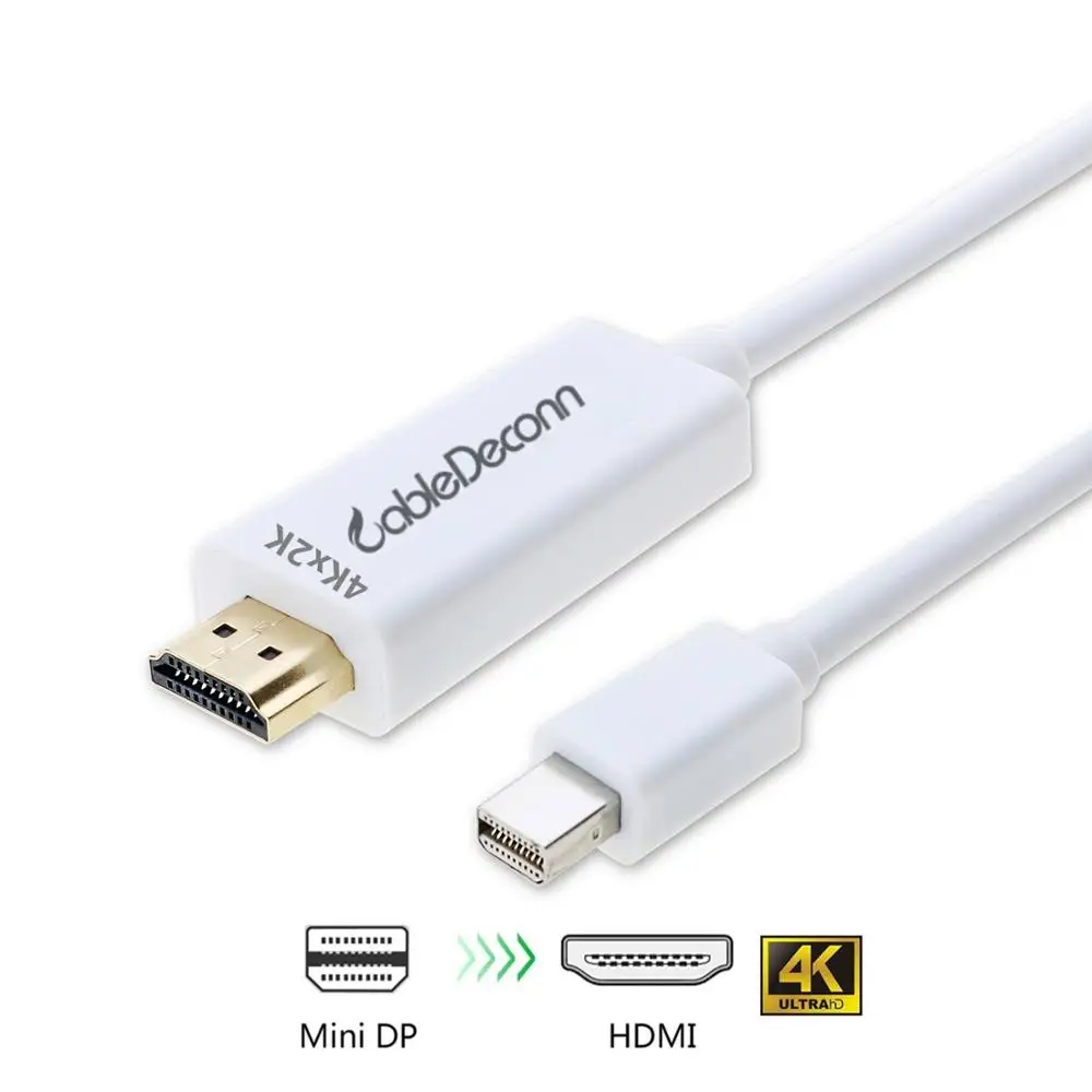 Кабель Thunderbolt Mini DP переходник Displayport HDMI штекер 4K для MacBook HDTV проектора HDMI|Кабели VGA|