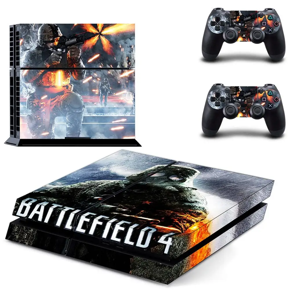 DPTM0677 Battlefield 4 наклейка s Виниловая наклейка для PS4 PS 4 наклейка игровая станция 4 наклейки Pegatinas для консоли playstation 4 и 2 контроллера - Цвет: DPTM0677