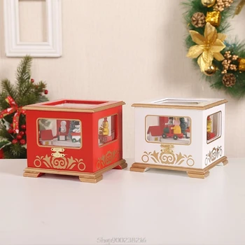 

Christmas Wooden Music Box Storage Case Table Home Decoration Wedding Birthday S11 20 Dropship