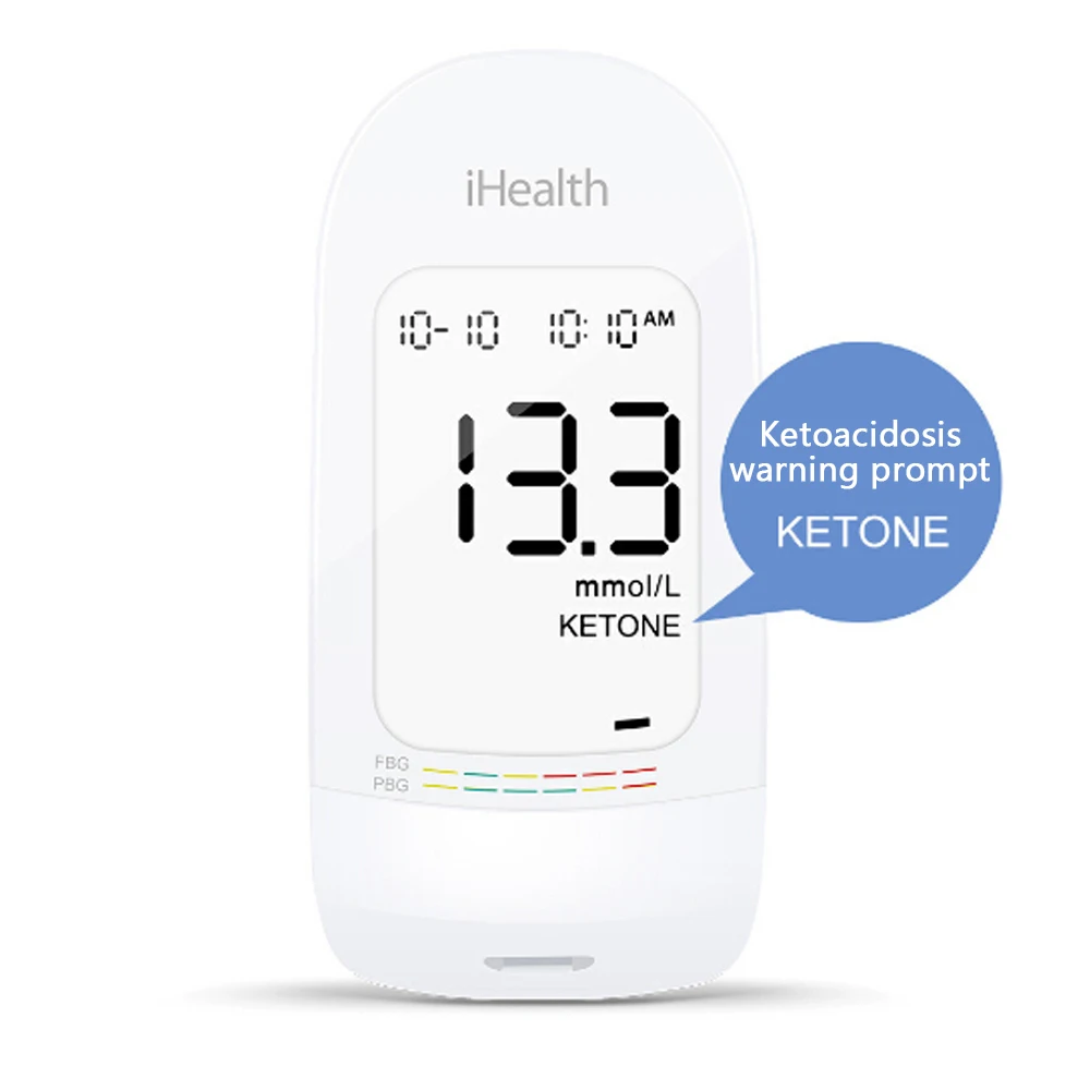 IHealth AG-607 измеритель уровня глюкозы в крови тест на диабет с тест-полосками Lancets 5Sec Smart lcd с подсветкой