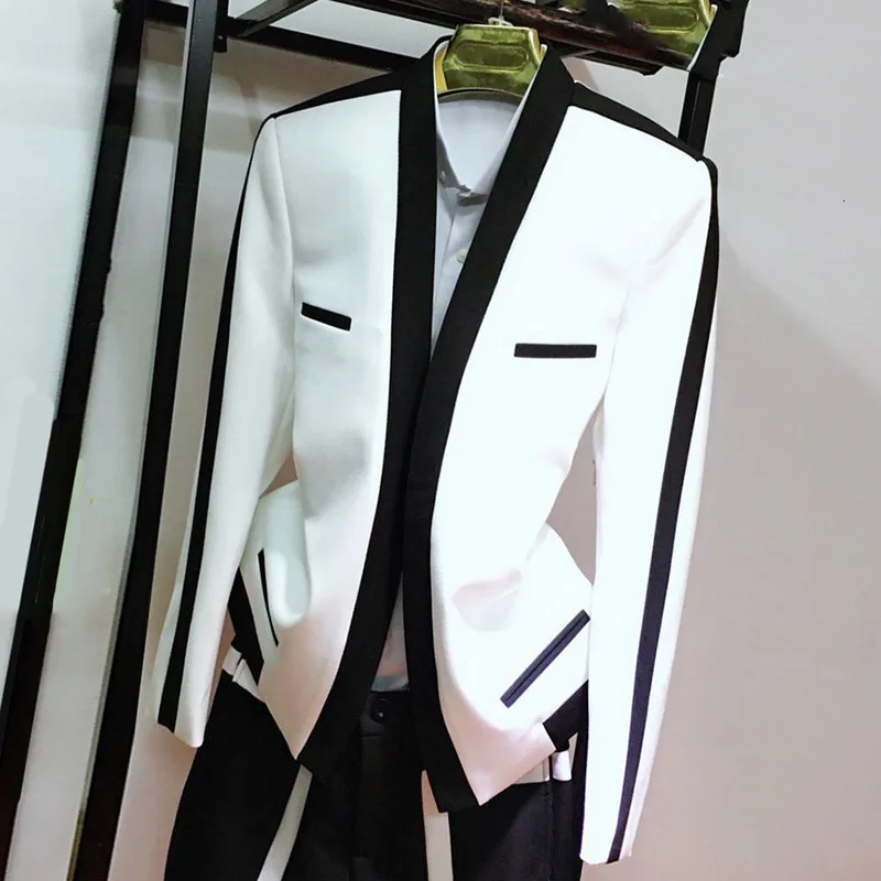 Veste Homme Kostuum капсель делитель Losse Jas Блейзер Masculino Trend Dunne Sectie zelfontpluiing broidegom broiloft Man Pak
