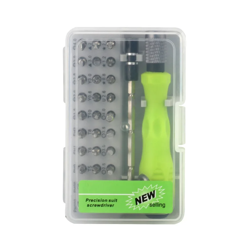 

32 in 1 Screwdriver Set of Screw Driver Bit Set Multi-function Precision Mobile Phone Repair Device Hand Tools Torx Hex