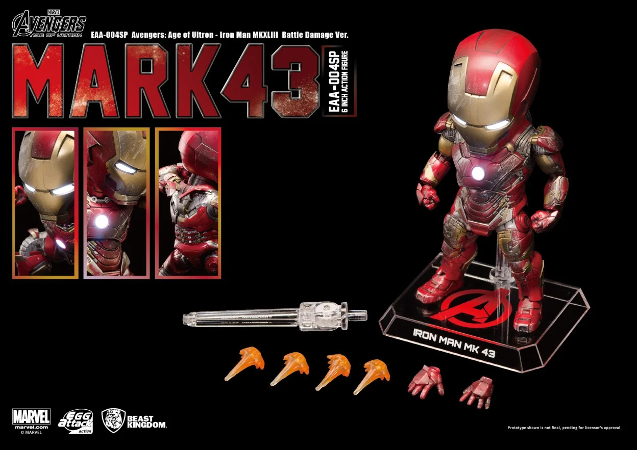 6 дюймов атака яйцами действие Marvel Железный человек MARK43 боевой ущерб сцена Мстители EAA-004SP кровотечение край Броня фигурка игрушки