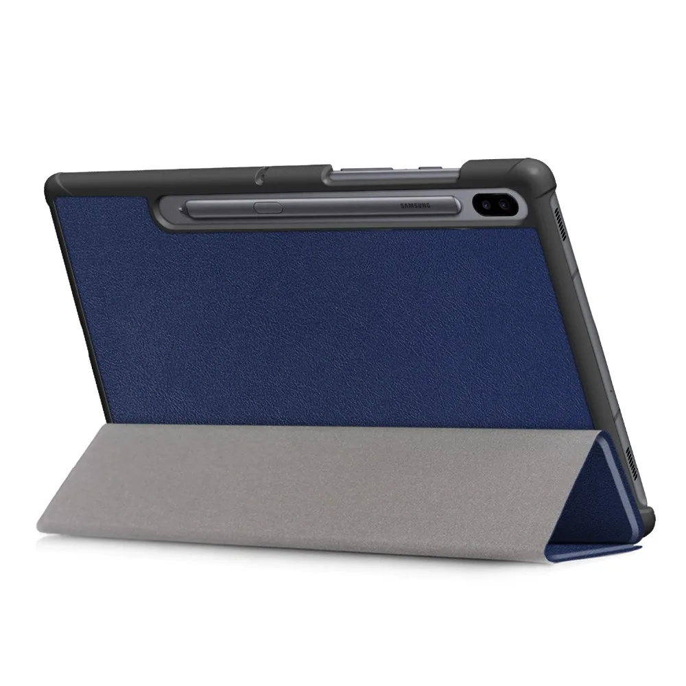 GLIGLE Тонкий чехол для samsung Galaxy Tab S6 10,5 SM-T860 SM-T865 чехол для samsung Tab S6 10,5 чехол+ стилус+ пленка для экрана