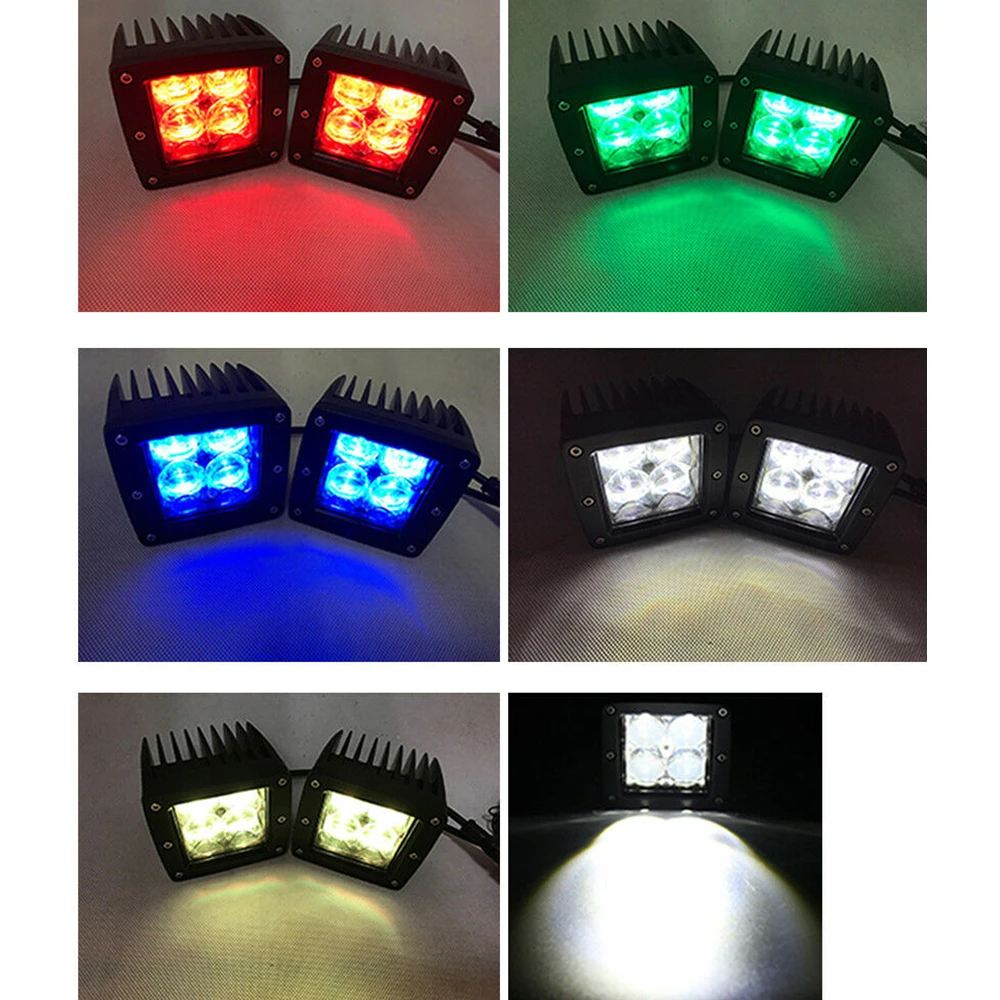 범용 자동차 견인 히치 장착 브래킷 및 블루투스 앱, 도요타 FJ 크루저 SUV 트럭 트레일러용 5D RGB LED 백업 후진등