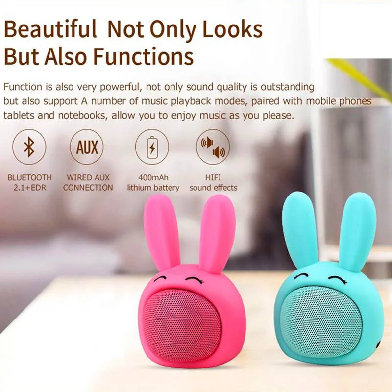 Милый инновационный беспроводной Bluetooth динамик мини портативный смарт HIFI динамик мини портативный Bluetooth динамик