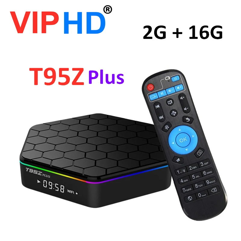 T95Z плюс Android Tv Box 2 Гб Оперативная память 16 Встроенная T95ZPlus Smart Декодер каналов