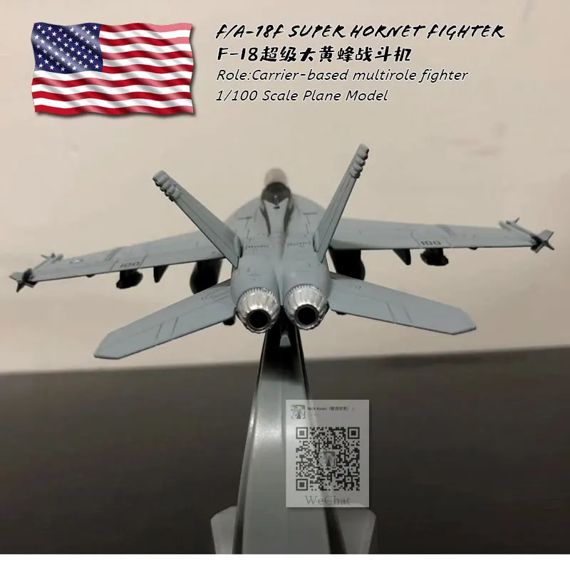 AMER 1/100 масштаб игрушечные модели самолетов F-14 F-18 F22 F35 истребитель литой металлический самолет модель игрушки для подарка/коллекции/украшения