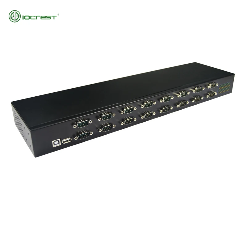IOCREST USB 2,0 до 16 портов RS232 DB9 9pin конвертер последовательный адаптер мультипликатора контроллер концентратор ftdi чипсет