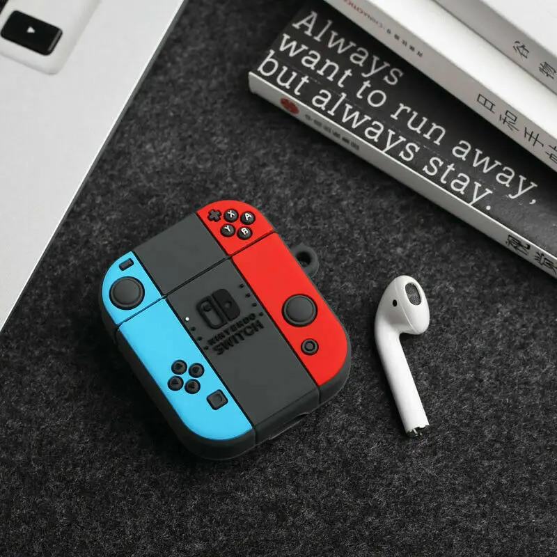 3D чехол для ручных Игровых Наушников NS Switch s для Apple Airpods 1/2, забавный силиконовый защитный чехол для наушников, аксессуары