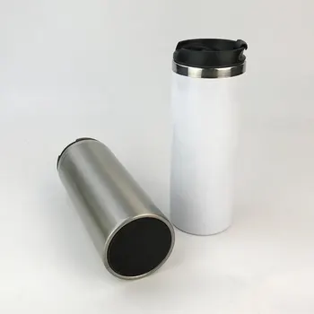 

Water Cup 450ML Double Stainless Steel Kettle DIY Customized Water Cup Stainless Steel Vacuum Cup 20pcs