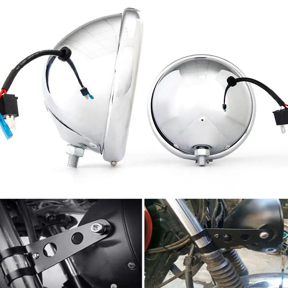 

5.75 Inch Motorcycle Lamp Shell Motorcycle Headlights Modified Lamp Shell Motorcycle Headlight Lampshade