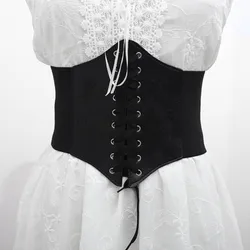 2021 Corset Wide Belts Pu Leather Slimming Body Belts For Women Elastic Waist Belts