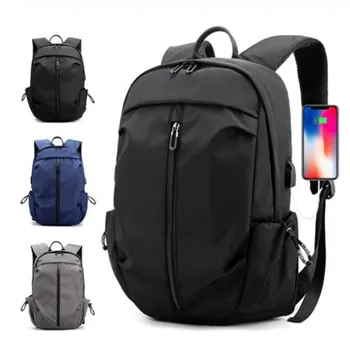 

2020 Men Backpack Fashion Schoolbag WaterProof Travel Backpacks Men External USB Charging Backpack Male 15.6inch Laptop Mochilas