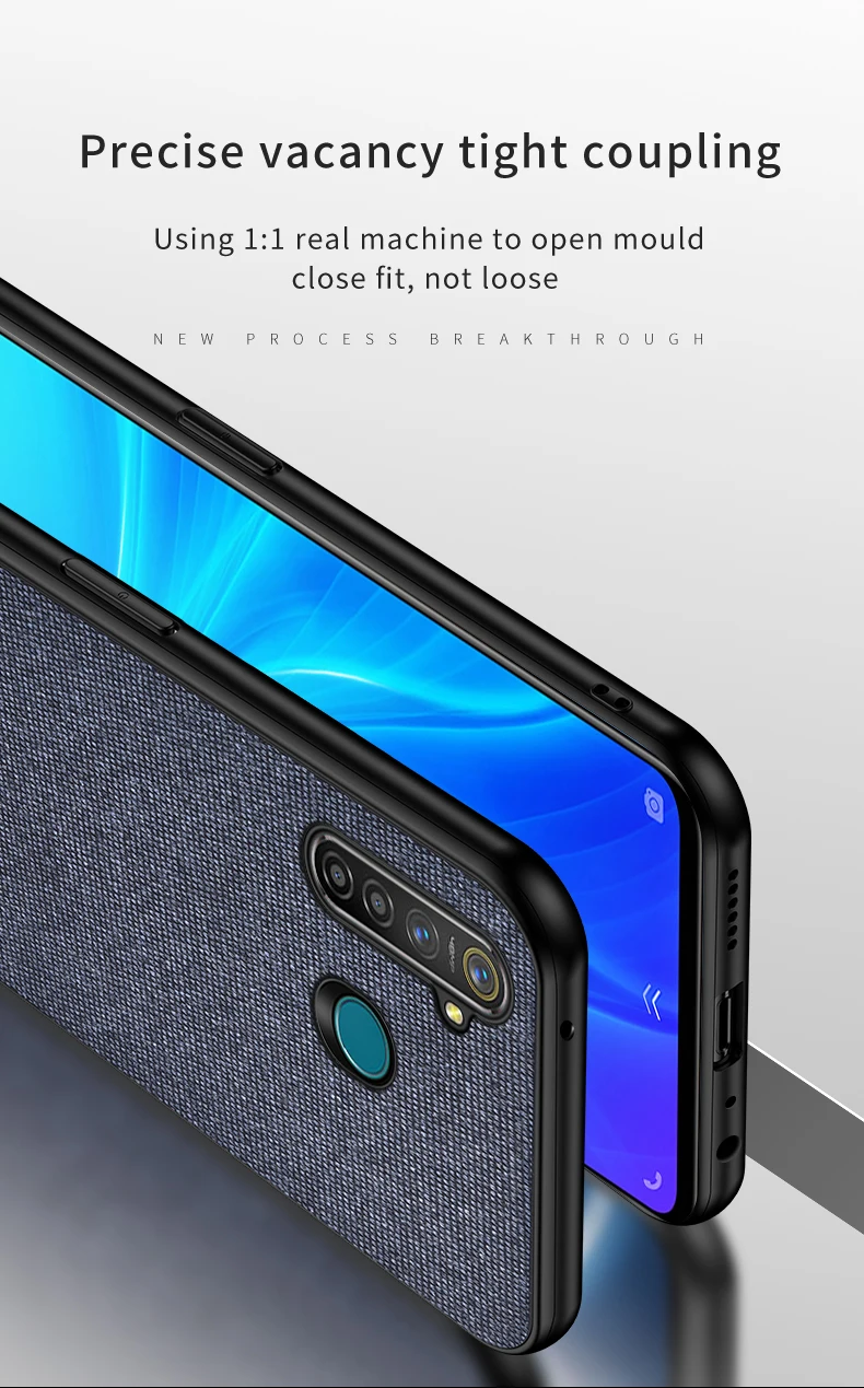 Funda тканевый чехол для Oppo Realme X2 Pro Realme 5 Pro Reno 2Z Ace A9 A5 F11 Pro Shell Coque чехол для телефона Copa