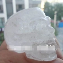 402+++ натуральный кварц камень кристалл резной кристалл череп/голова исцеление, кристалл исцеление