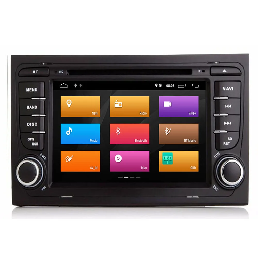 Flash Deal 64GB Android 9.0 Car Stereo DVD Multimedia Player for Audi A4 S4 RS4 2002 - 2007 with WiFi BT GPS Navigation Radio IPS Screen 4