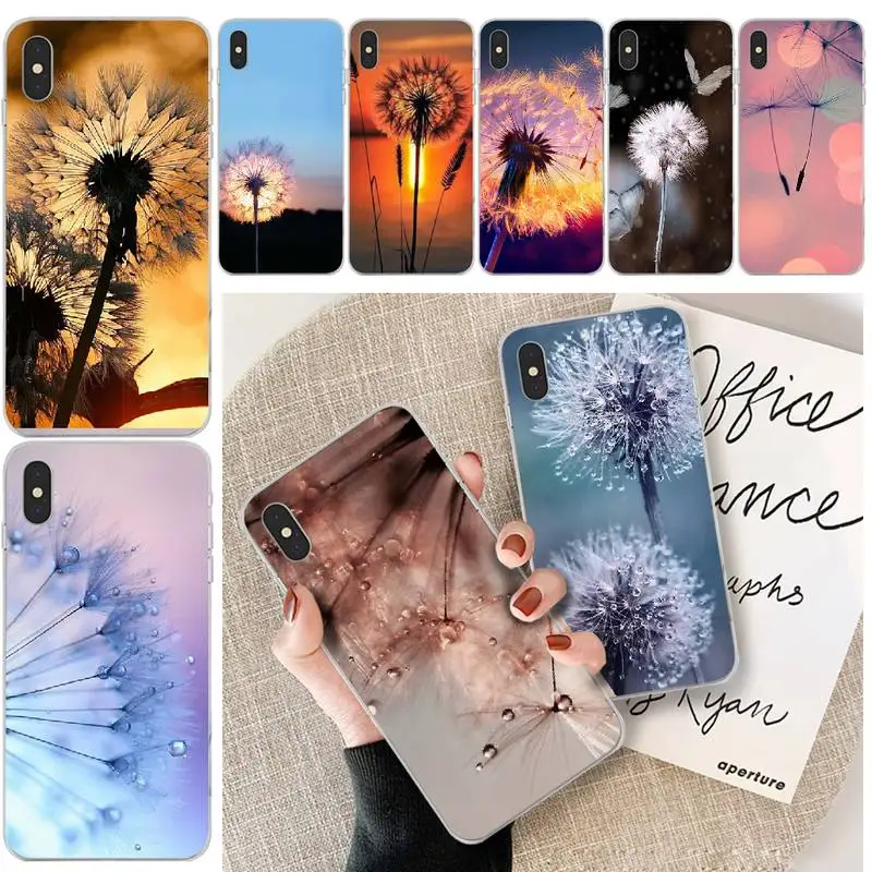 

LJHYDFCNB Dandelion Newly Arrived Black Cell Phone Case For iphone 6 6s plus 7 8 plus X XS XR XS MAX 11 11 pro 11 Pro Max Cover