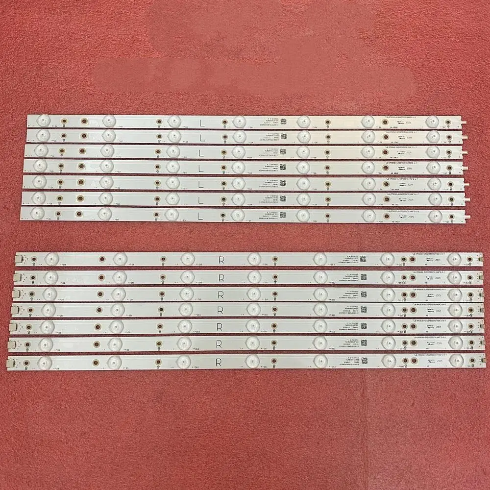14 шт. светодиодный фонарь для ph-ilps 55 &quotTV 55PFF5701/T3 LB55072 55PUS6501/12 TPT550U2 EQLSH A.G GJ-2K16-550-D714-V4-L