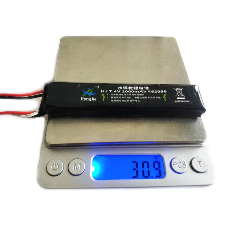 Lipo батарея 2S 7 4 V 2000mAh для водяного пистолета страйкбол пистолет RC автомобиль