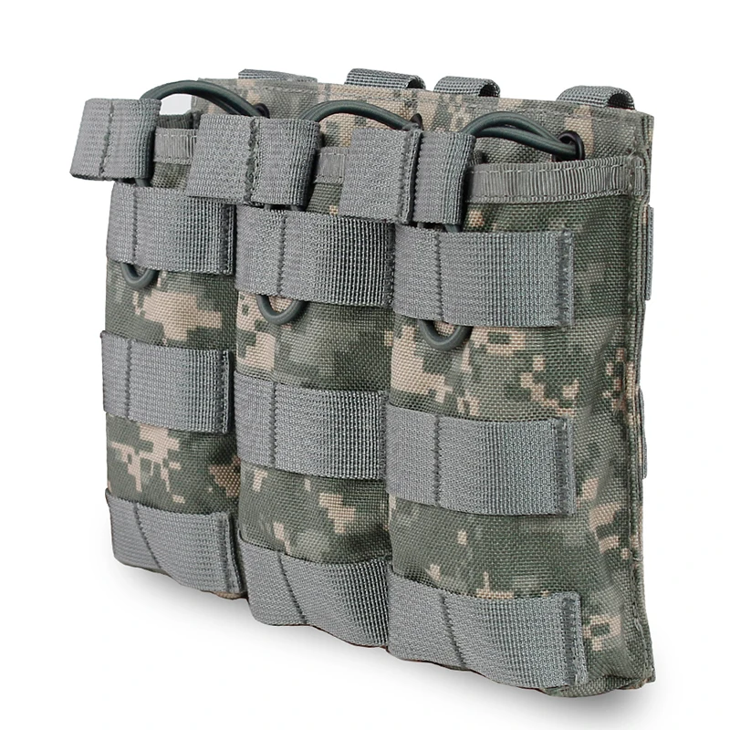 Тактическая Сумка Aolikes MOLLE с тройным открытым верхом для магазинов быстрый AK AR M4