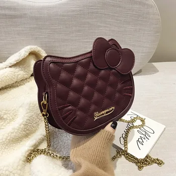 

Cute Small Shoulder Messenger Bag Young Lady 2020 New Leather Diamond Circular Crossbody Bag For Women Chain Mini Bags