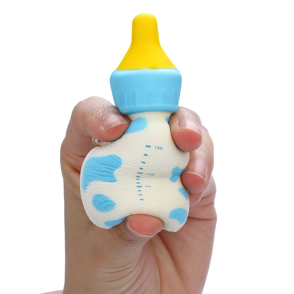 Kawaii Squishy Cute Feeding Bottle Jumbo Squishy Fruit Scented Slow Rising Squishy Stress Relief Toy For Children Kids Xmas Gift